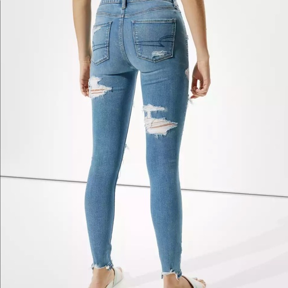 AE Ne(x)t Level Ripped High-Waisted Jegging - Picture 2 of 6